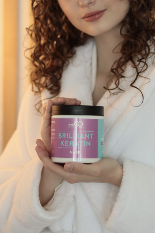 Kератиновая маска для любого типа волос 250 мл. Keratin SPA hair repair в Омске