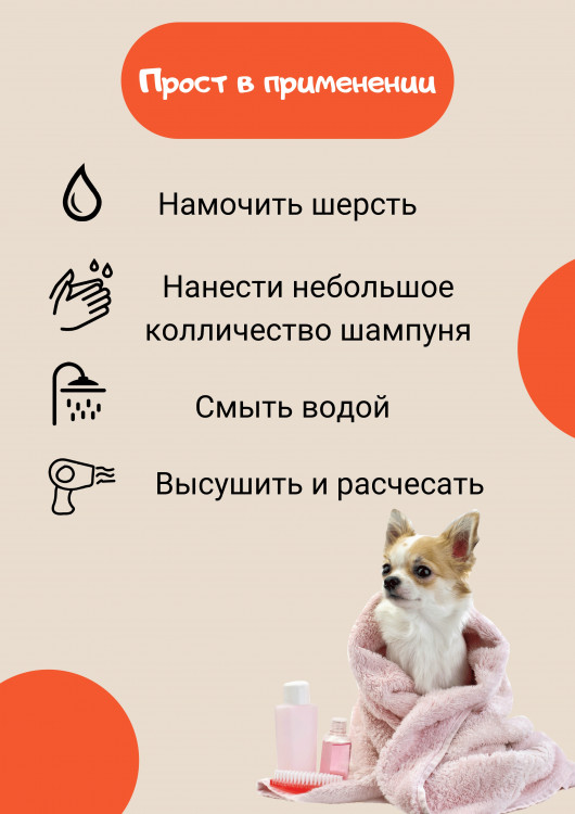 Dctr.Go Шампунь-бальзам для животных  Sнampoo Therapy "Мультиуход" 250 ml в Омске