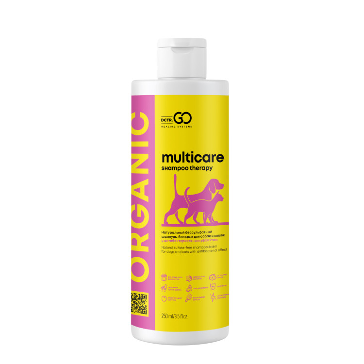 Dctr.Go Шампунь-бальзам для животных  Sнampoo Therapy "Мультиуход" 250 ml в Омске