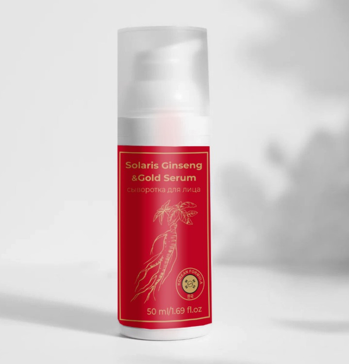 Сыворотка  для лица с корейским женьшенем и золотом 50 мл в Омске