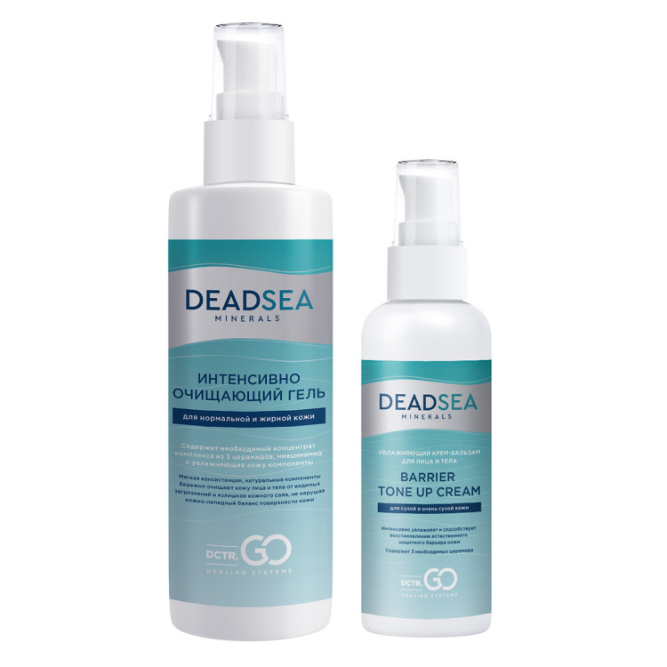 Dctr.Go Набор очищающий гель 250 мл и увлажняющий крем для лица с церамидами 100 мл в Омске
