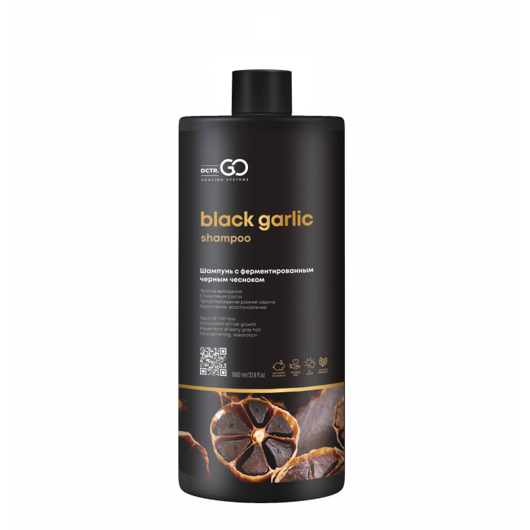 Шампунь с ферментированным чёрным чесноком 1000 мл в Омске